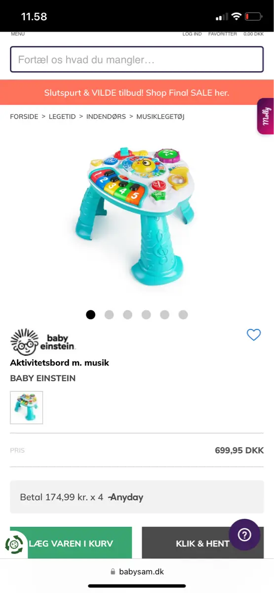 Baby Einstein Aktivitetsbord