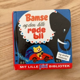 Bamse og den lille røde bil Bog