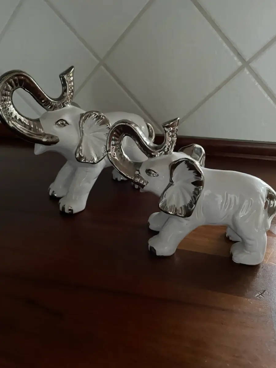 Ukendt Porcelæns elefanter