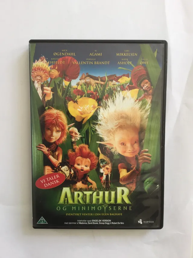 Arthur og Minimoyserne dvd