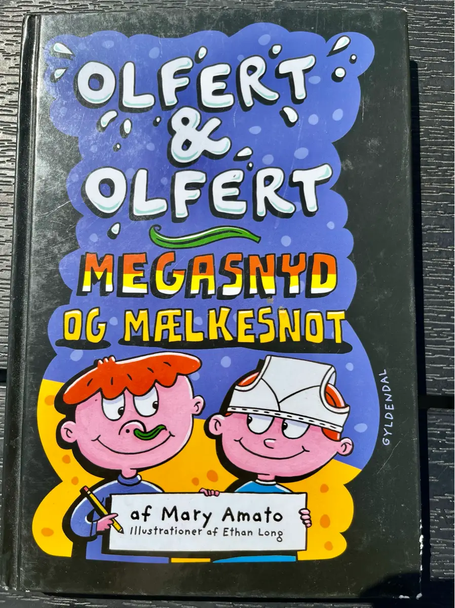 Olfert  Olfert Megasnyd og Mælkesnot bo Sjov bog højtlæsning læs selv