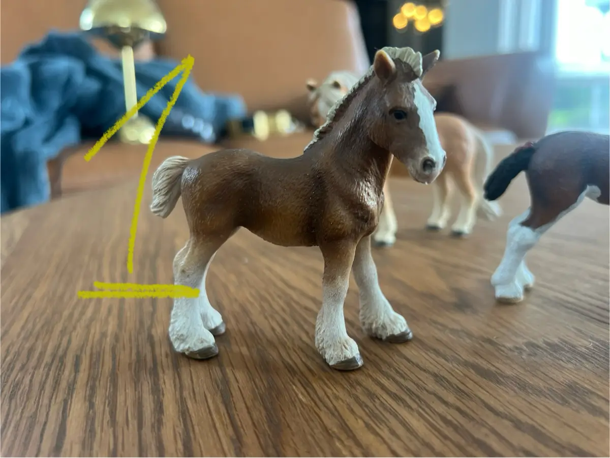 Schleich Føl og pony ponyer