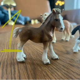 Schleich Føl og pony ponyer