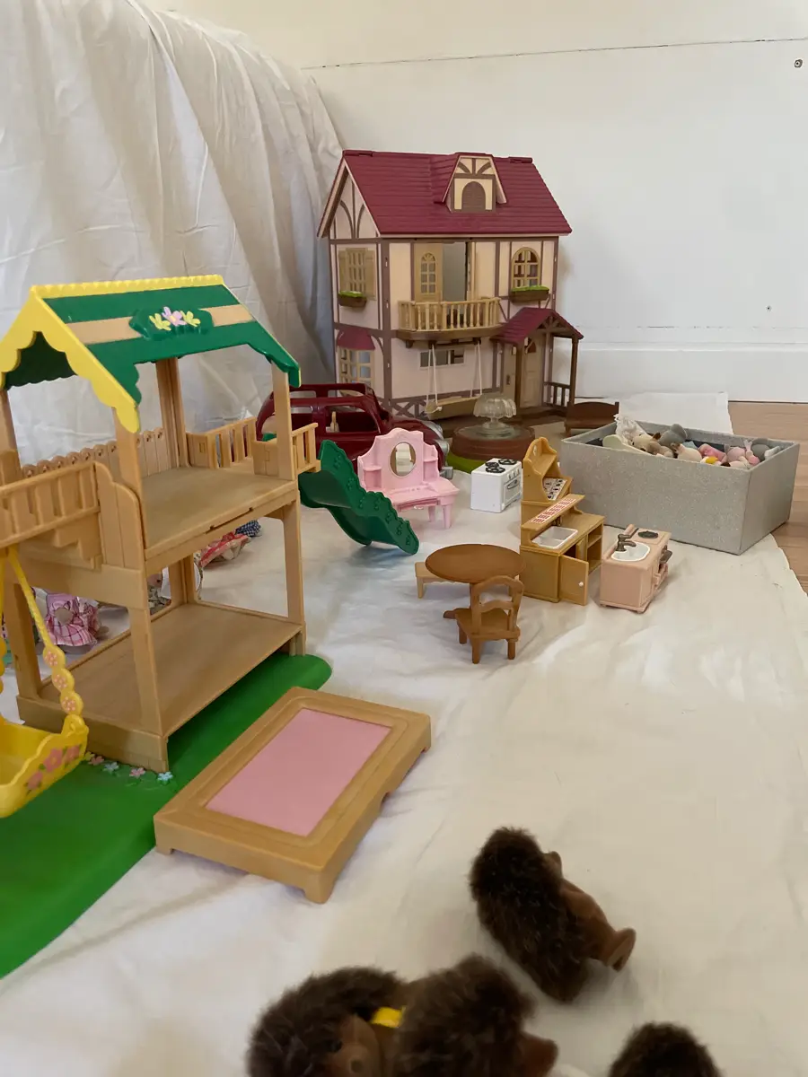 Sylvanian Families Hus bil legeplads mm