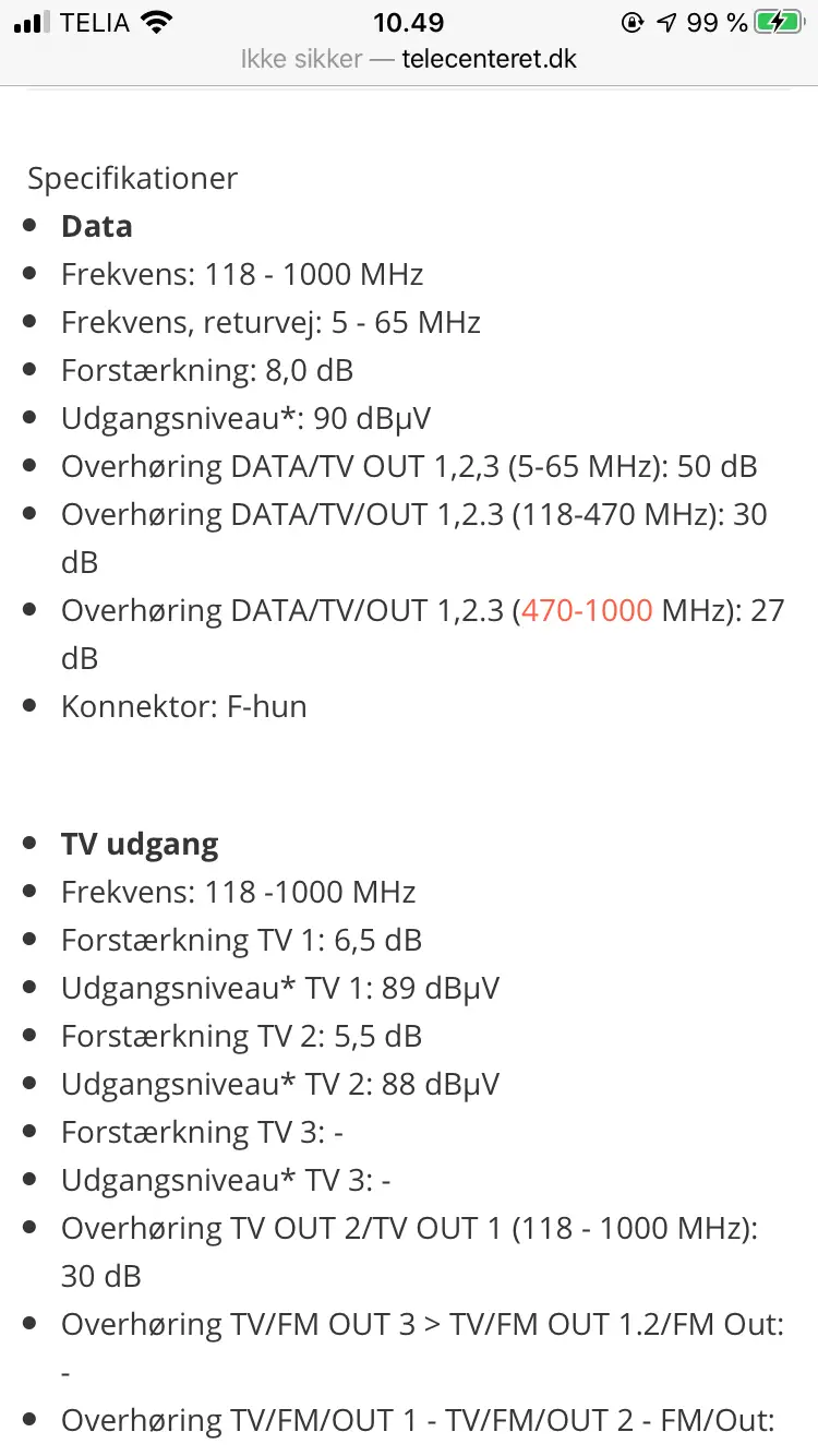 Comega Husforstærker