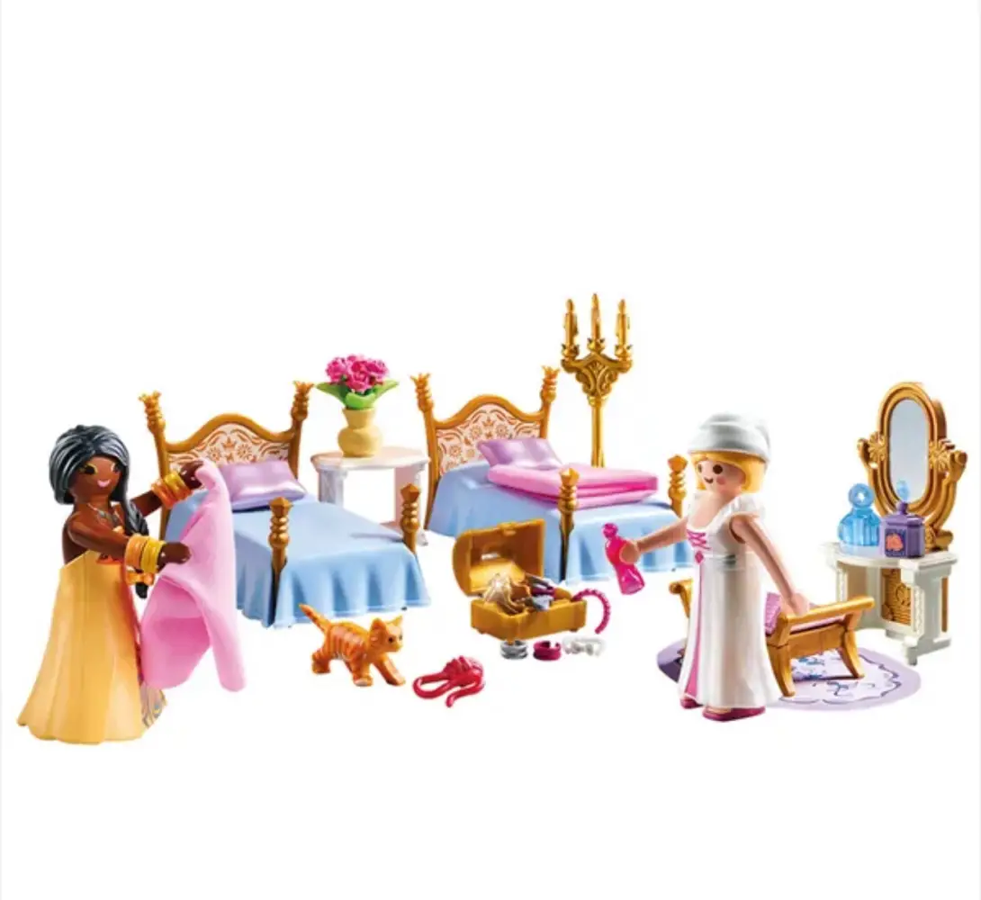 Playmobil Prinsesse Slot + karet+extras