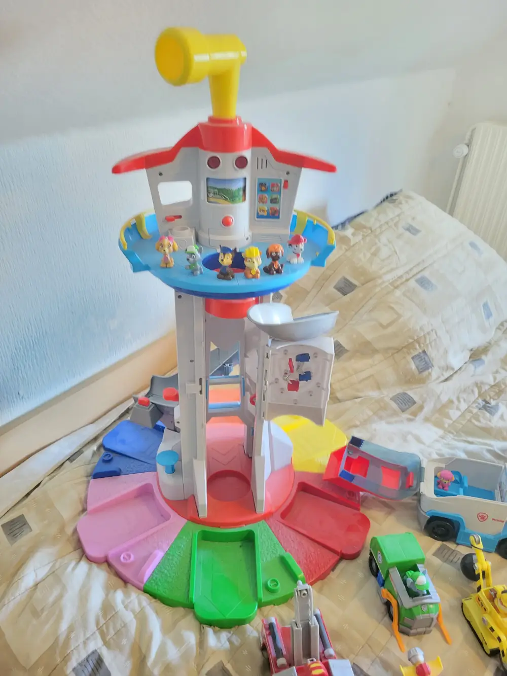 Paw Patrol Lastbil stort tårn biler mm