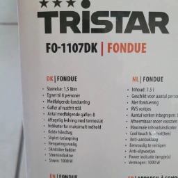 Tristar Fondue