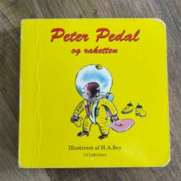 Peter pedal og raketten Pap bog (tykke sider)