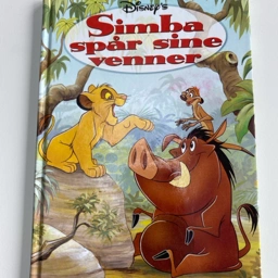 Simba spår sine venner Bog