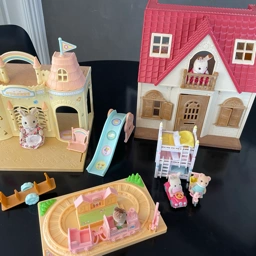 Sylvanian Families Diverse skole hus tog