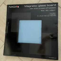 Naga Magnetisk glas tavle