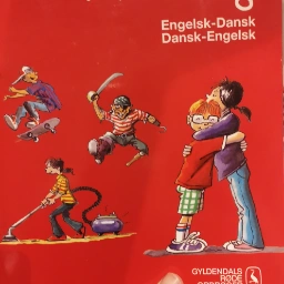 Min første røde ordbog Engelsk/dansk
