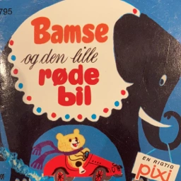 Bamse og den lille røde bil Pixibog