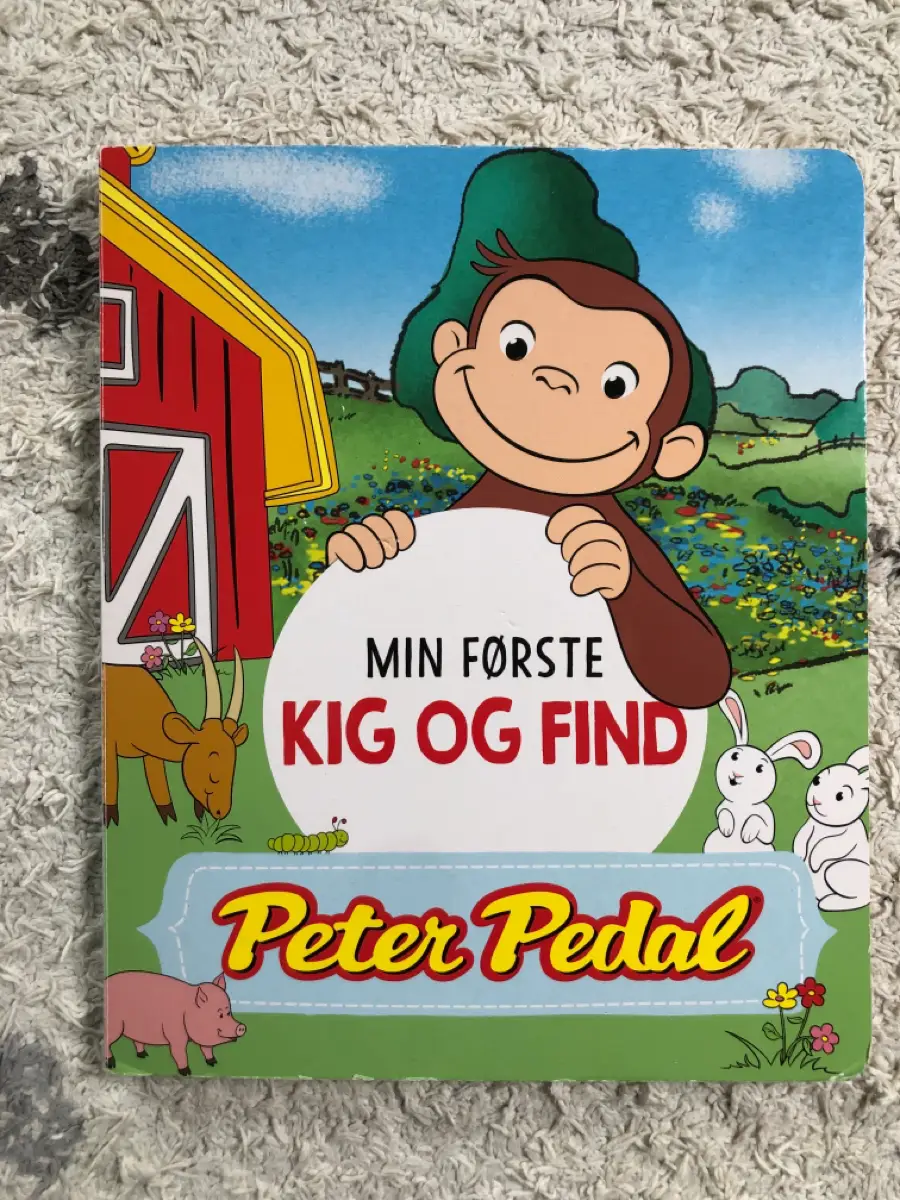 Peter Pedal “Kig og find” Kig og find bog