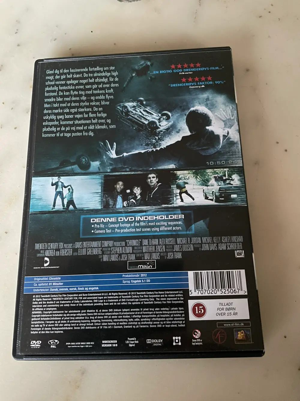 Chronicle Dvd film