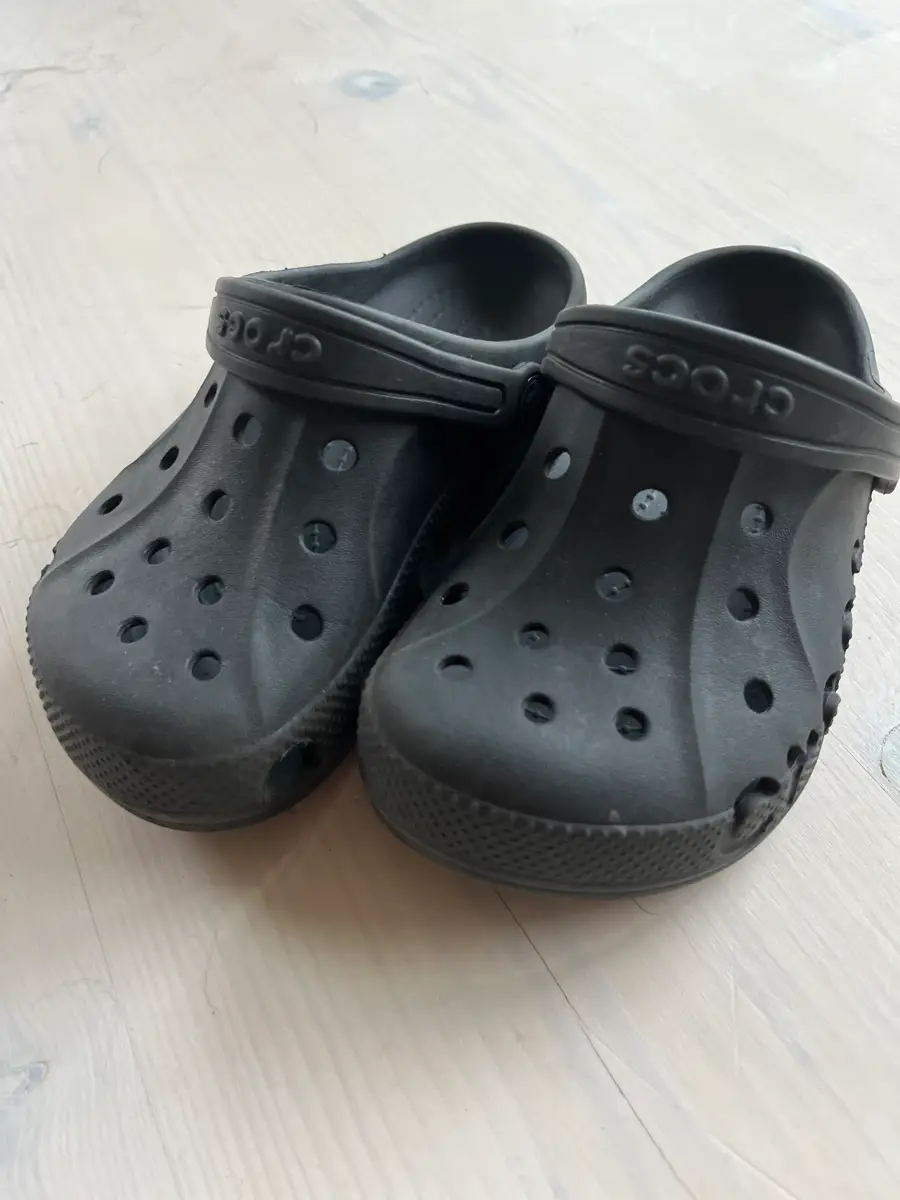 Crocs Sorte gummi træsko