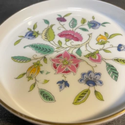 Minton haddon hall porcelæn Tallerken lille flad skål