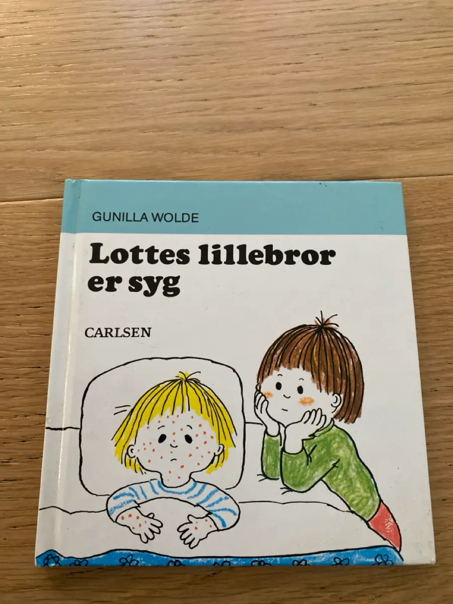 Lottes lillebror er syg Bog