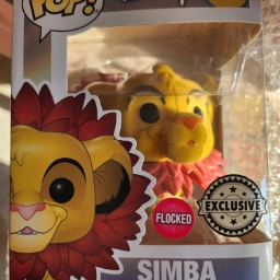 Funko pop Simba W/LCaf mane Flocked