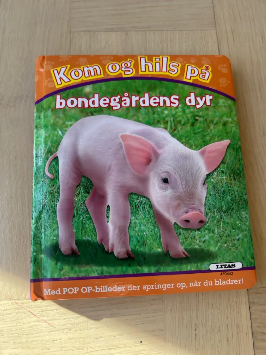 Kom og hils på bondegårdens dyr Pop op bog