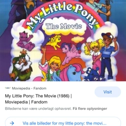 My little pony - the movie (1986) Film