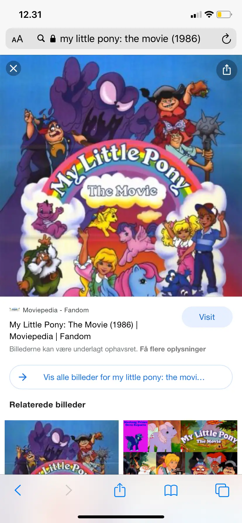 My little pony - the movie (1986) Film