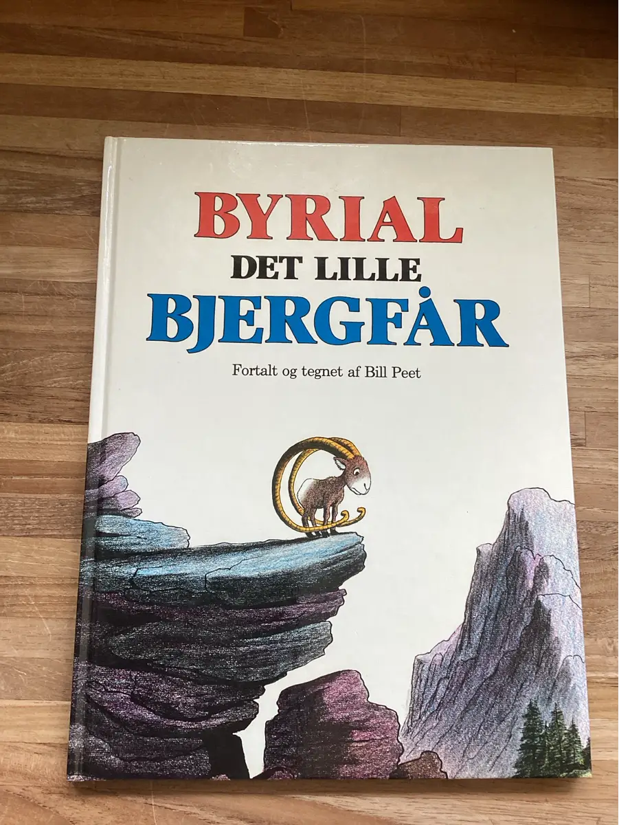 Byrial det lille Bjergfår Bill Peet bog