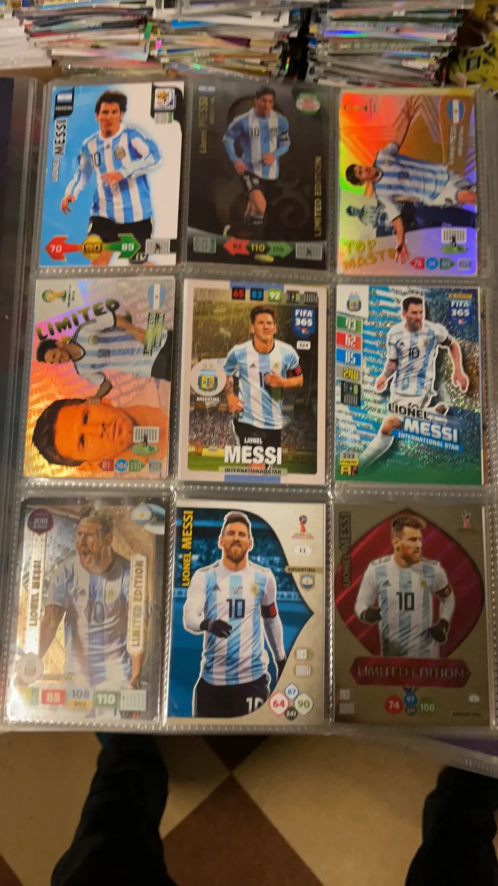 Panini Messi Fodboldkort