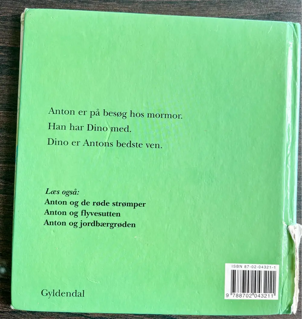 Anton og Dino billedbog læs højt bog Sød lille bog om tøjdyr