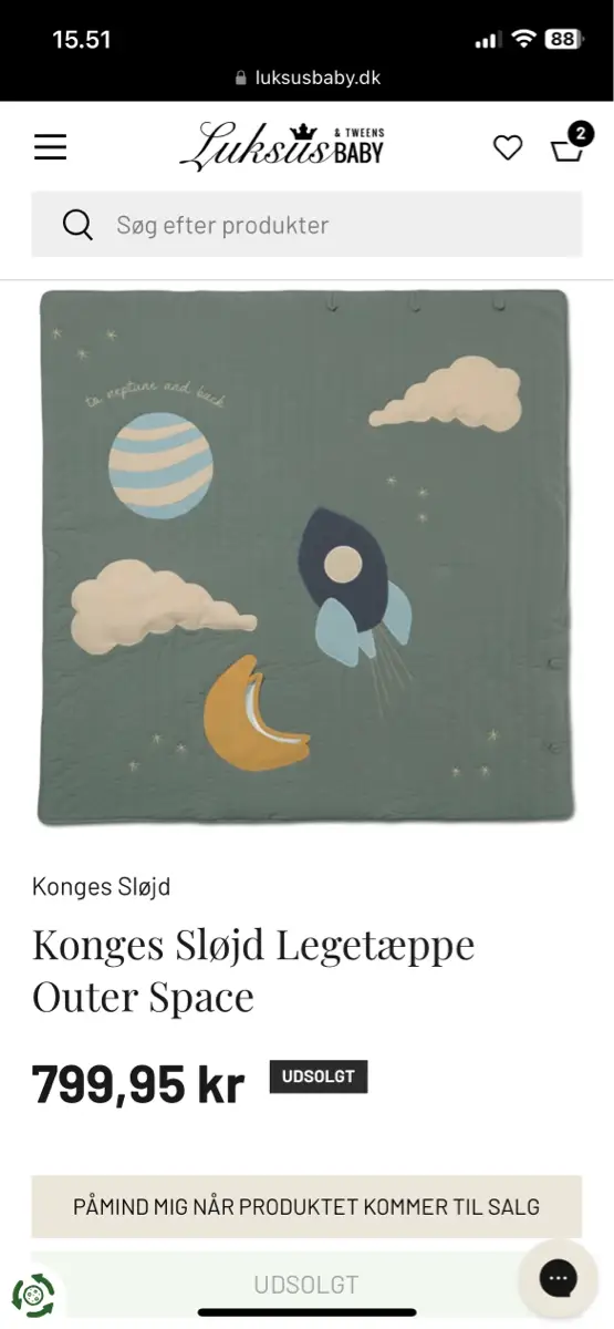 Konges Sløjd Legetæppe