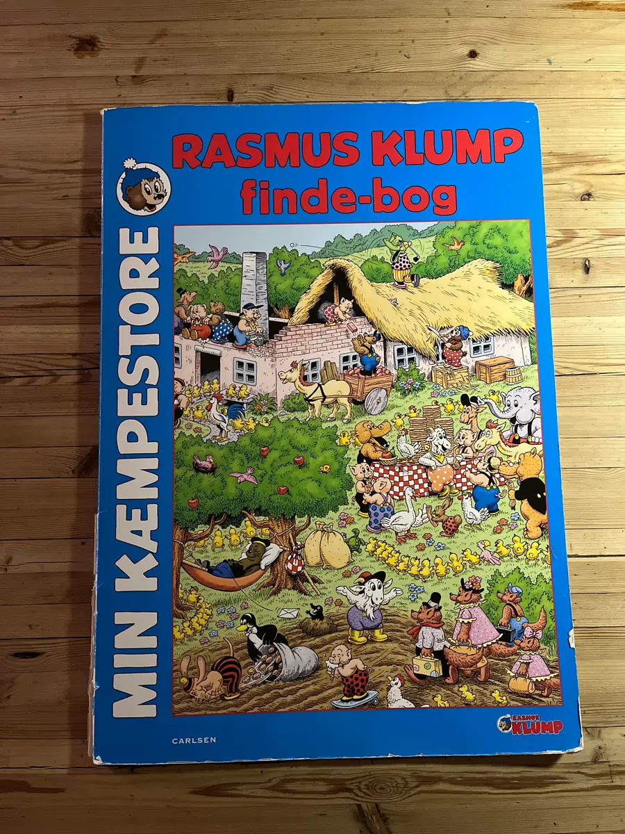 Min kæmpe store Rasmus klump finde-bog Bog