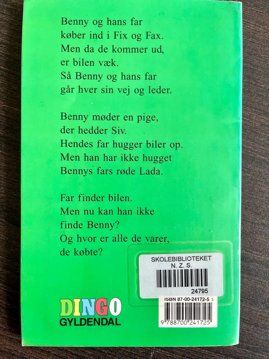 Hvor er bilen Benny? Dingo læsestart Læs selv let bog LæsLet