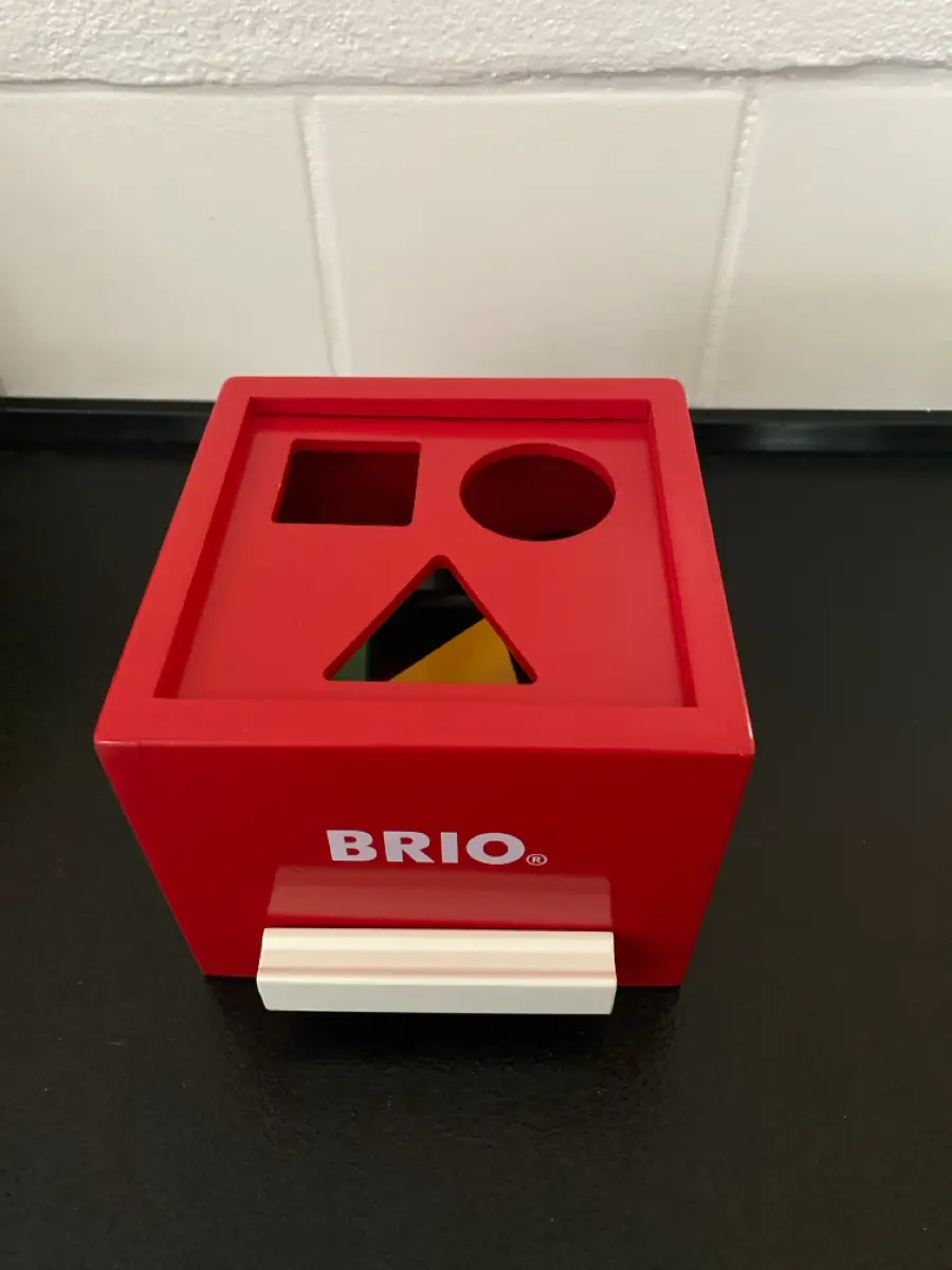 BRIO Putteboks med 6 klodser