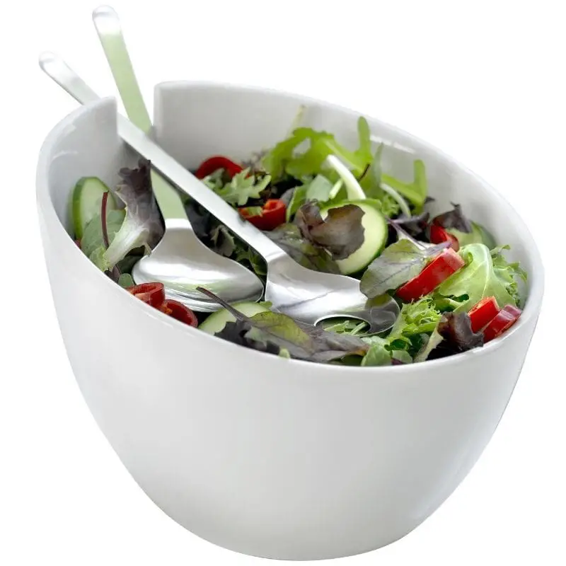 Steel-Function Salatskål m/Salat-Bestik
