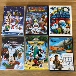 Diverse tegnefilm DVD