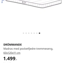 IKEA Madras med pocketfjedre tremme