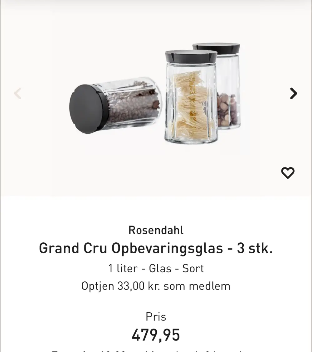 Rosendahl Opbevaringsglas