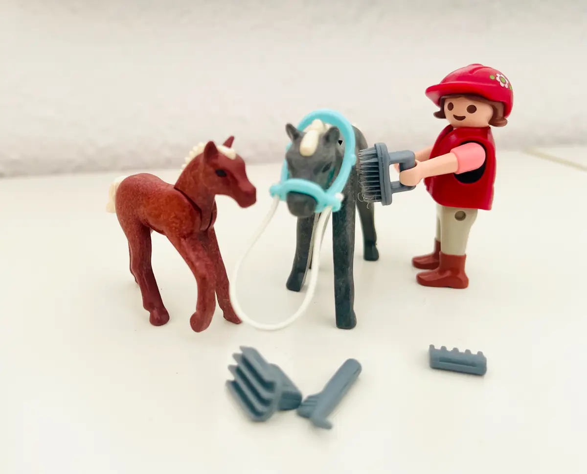 Playmobil Barn og pony