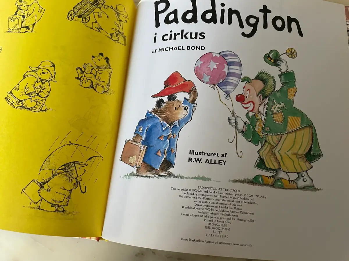 Paddington i cirkus Bog bøger