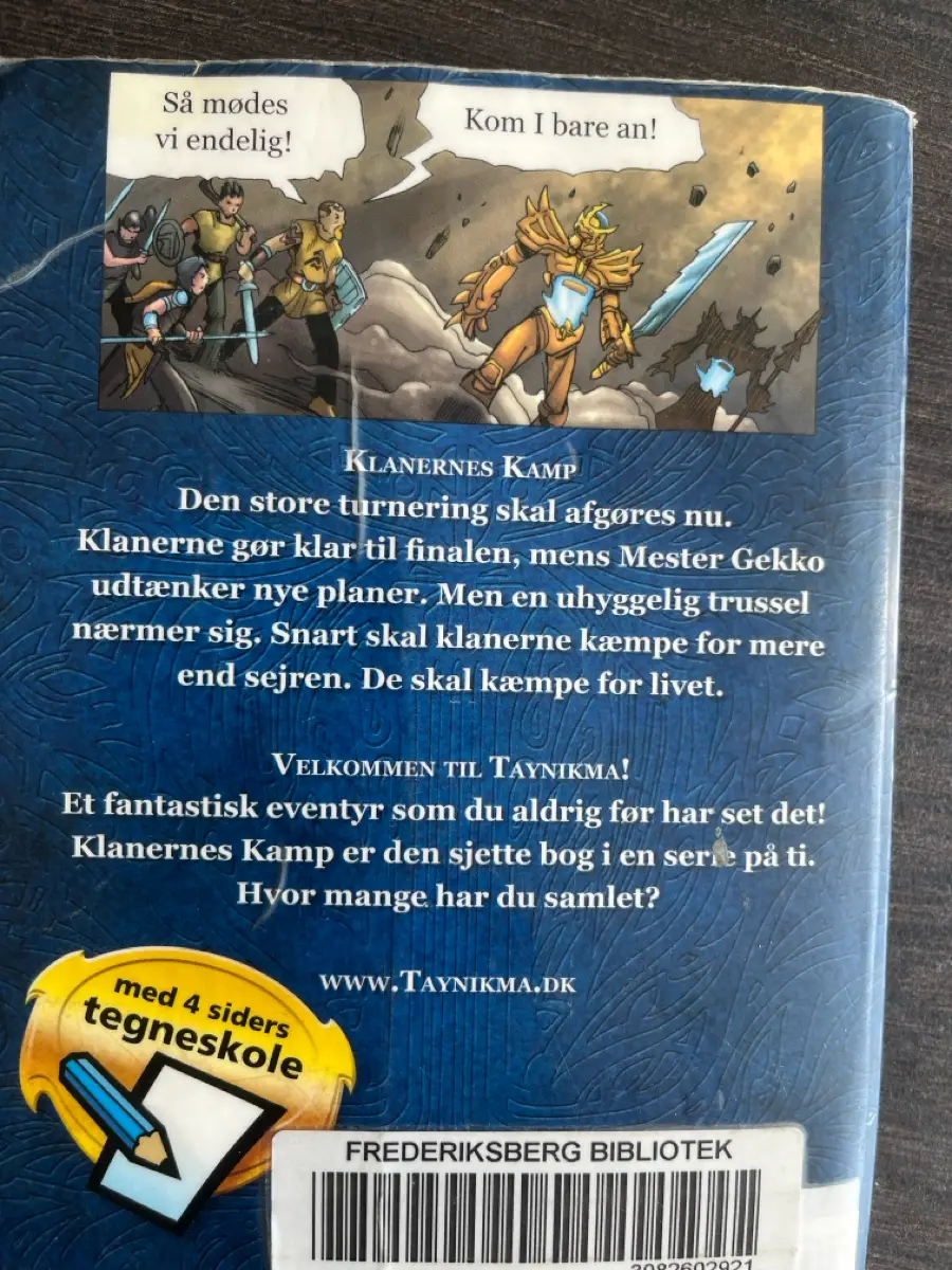 Bog 6 Klanernes kamp Taynikma bog Dansk manga tegneserie