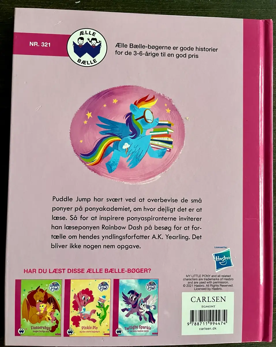 My little pony læsemissionen Rainbow Dash og læsemissionen