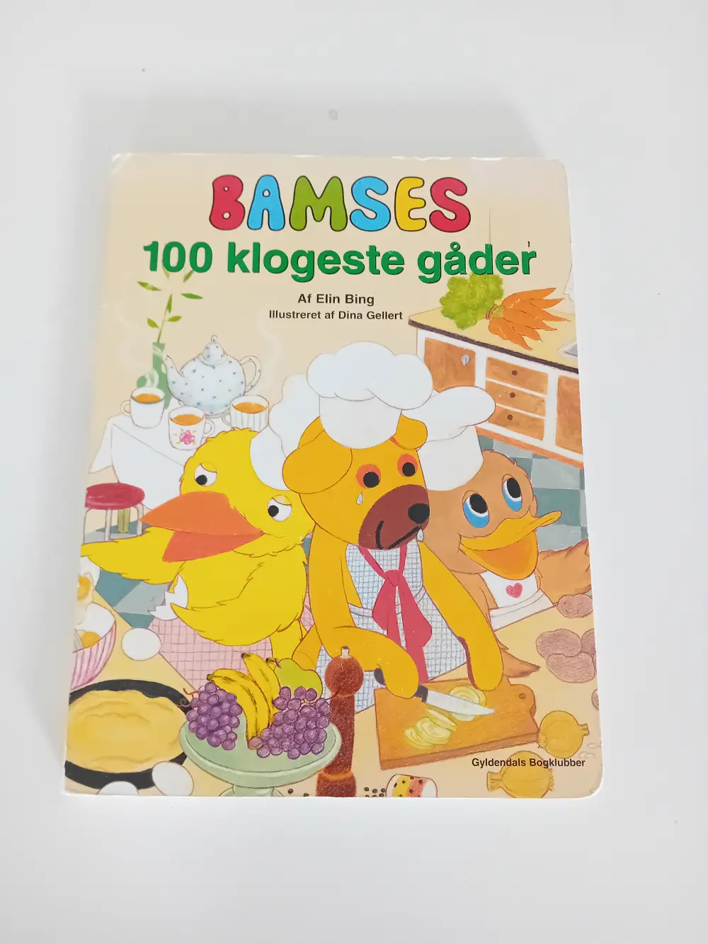 Bamses 100 klogeste gåder Kraftig pap-bog