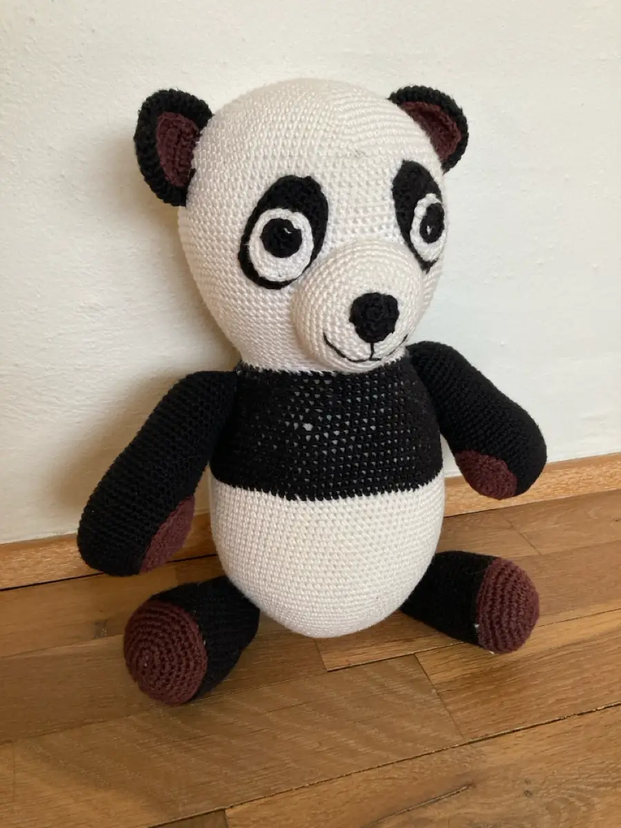 Hjemmelavet Panda bamse