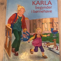 Karla begynder i børnehave Bog om børnehavestart