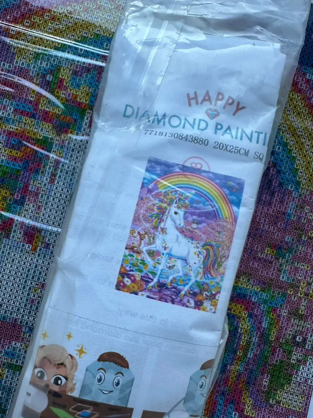 Ukendt Diamond painting - enhjørning