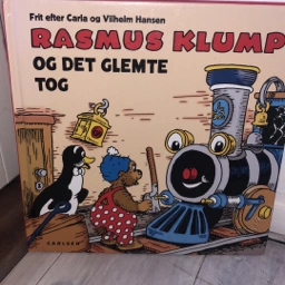Rasmus Klump og det glemte tog Bog