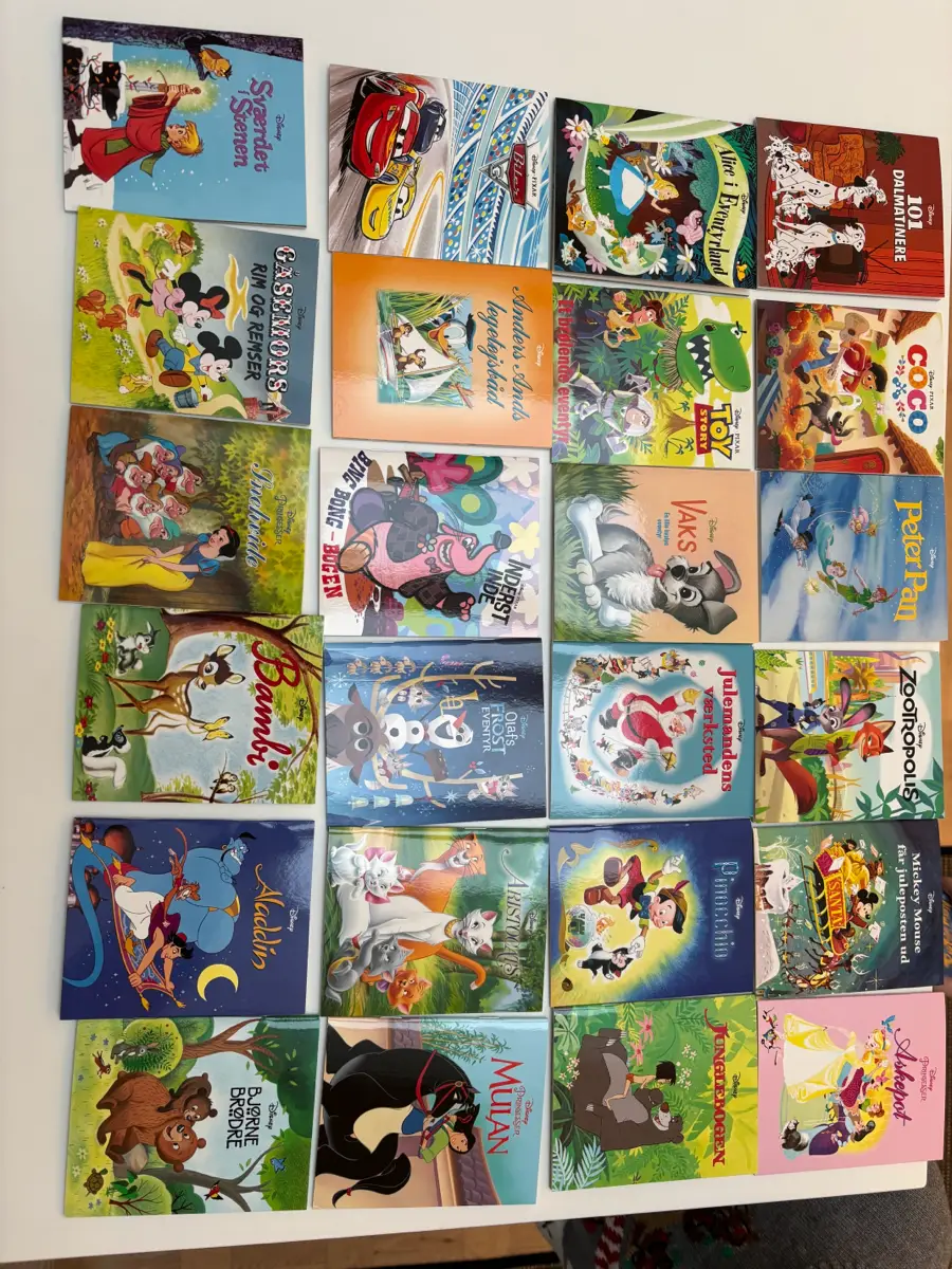 Disney klassikere til pakkekalender Pixi bøger