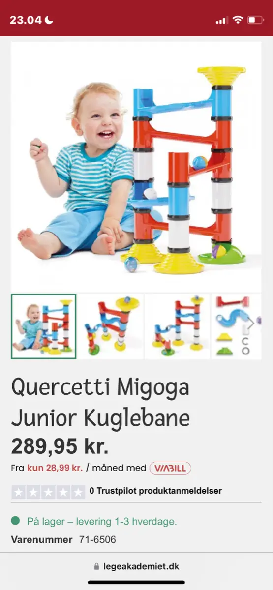 Quercetti Migoga kuglebane basis+junior