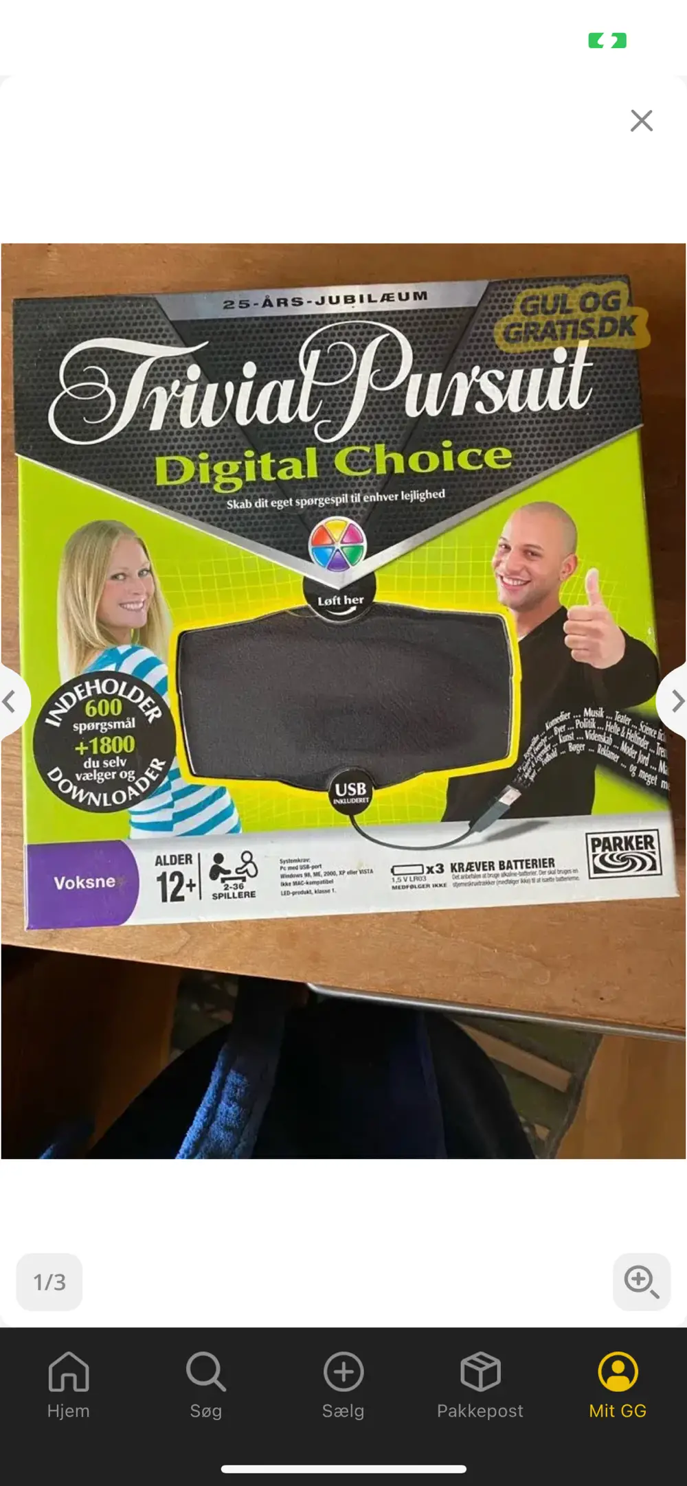 Trivial pursuit digital choice Brætspil